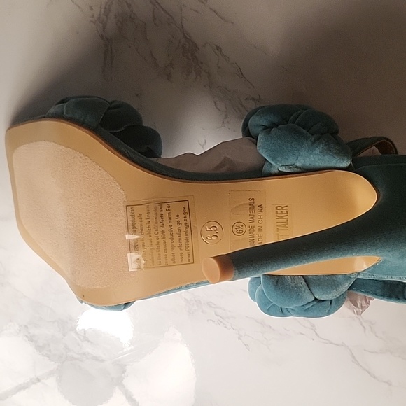 HEELED 👠 SANDALS-BLUE - VARIOUS SIZES - Picture 14 of 16